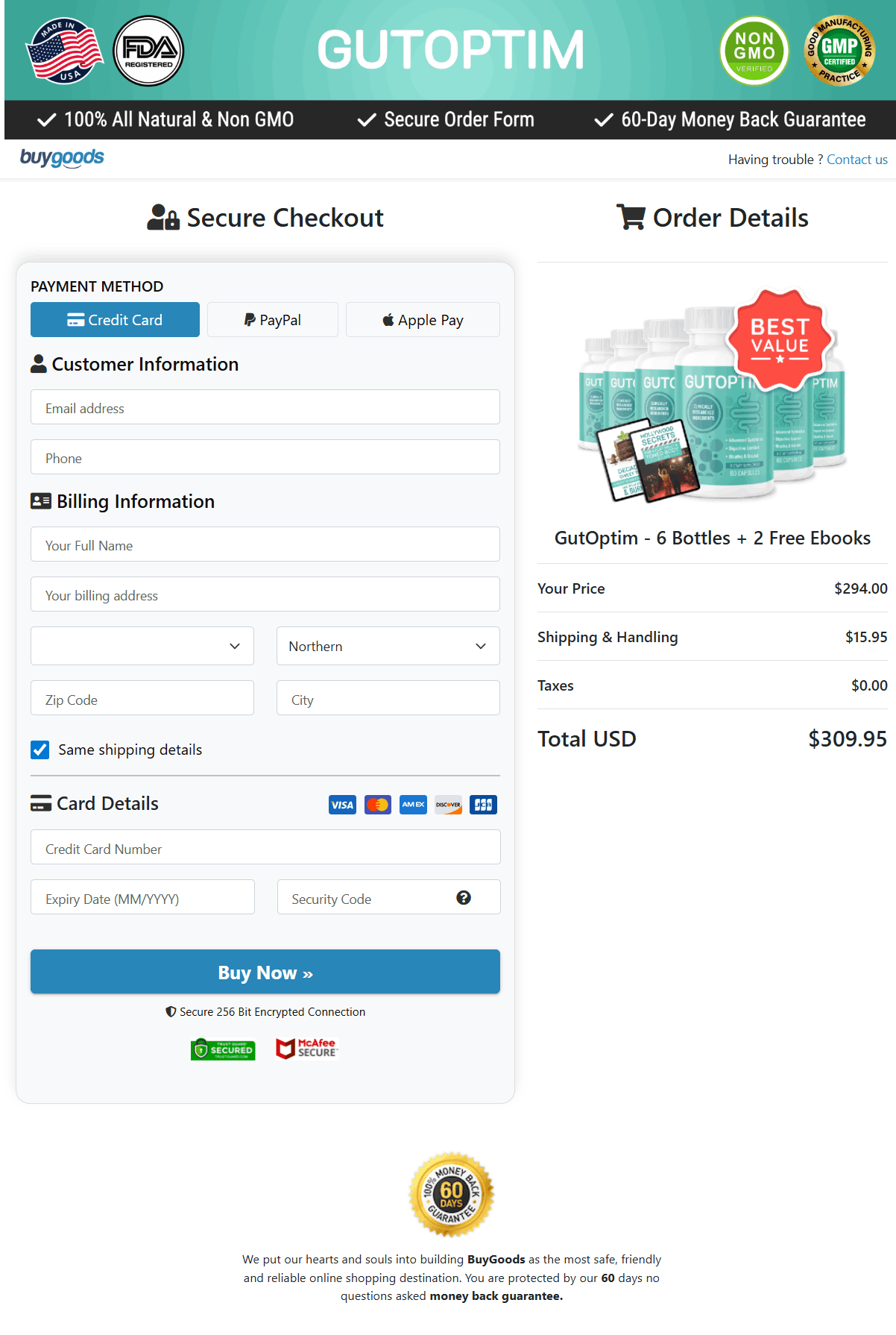 GutOptim™-checkout-page